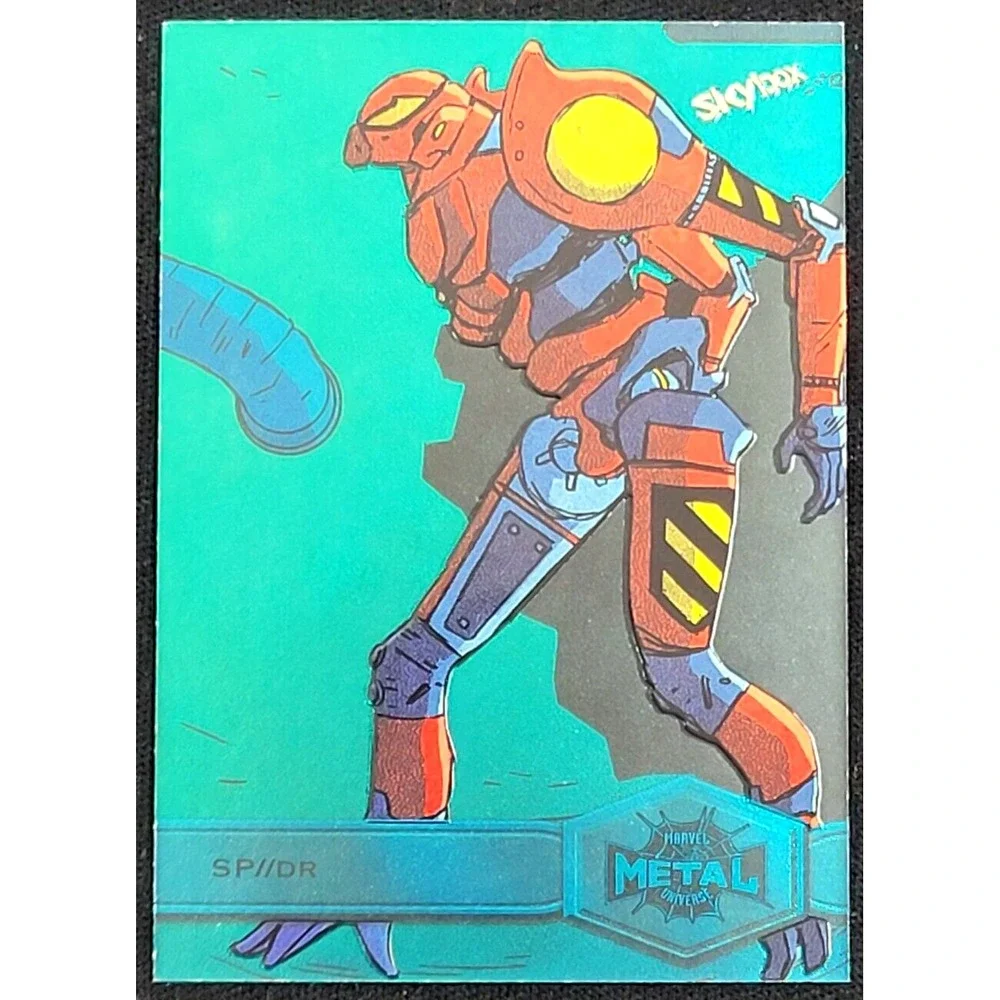 UPPER DECK MARVEL METAL UNIVERSE SPIDER-MAN‎ SP DR TURQUOIUSE #D 15/50